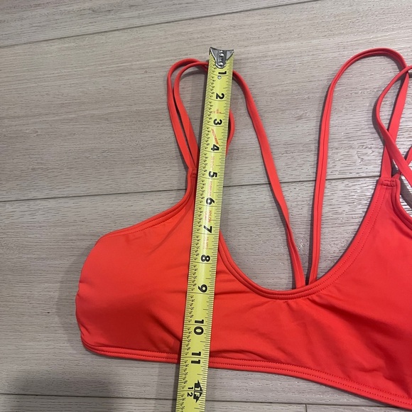 VYB Vitamin C Crossback Bikini Swim Strappy Top Women's Orange M Medium - Picture 4 of 8